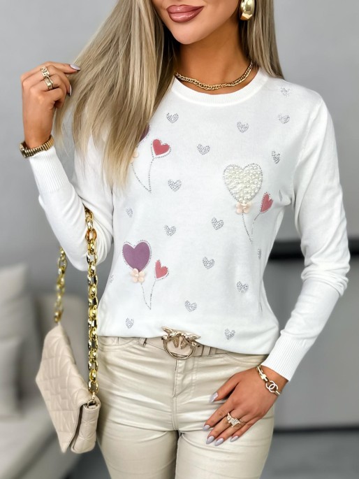 Sweter Mabi Biały
