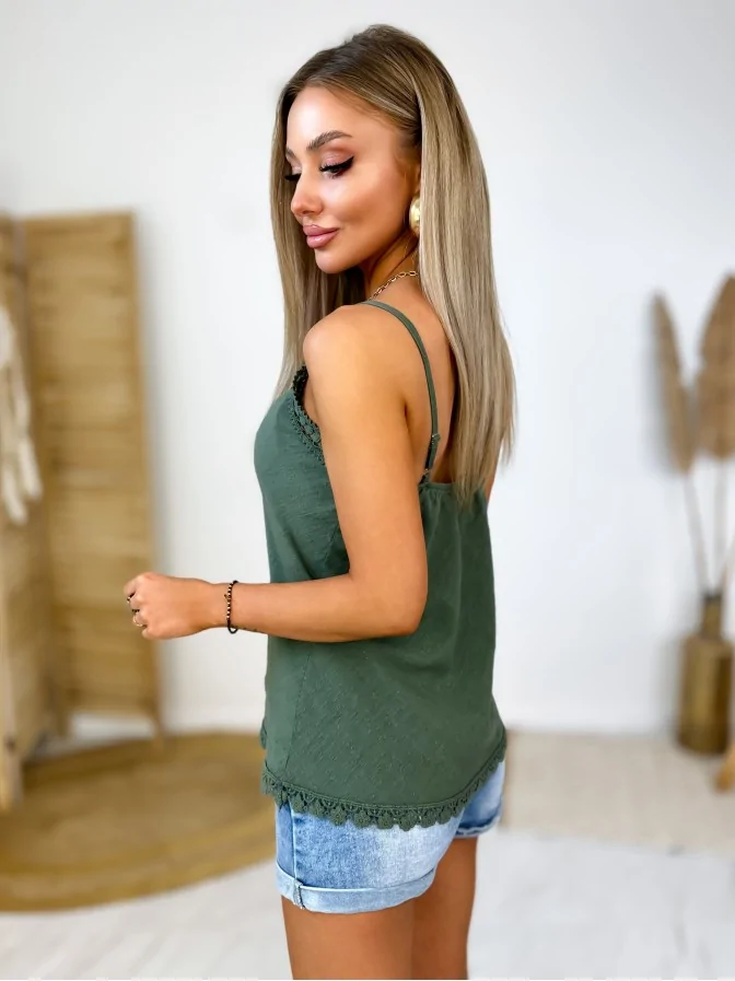 Bluzka Top Fenii Khaki