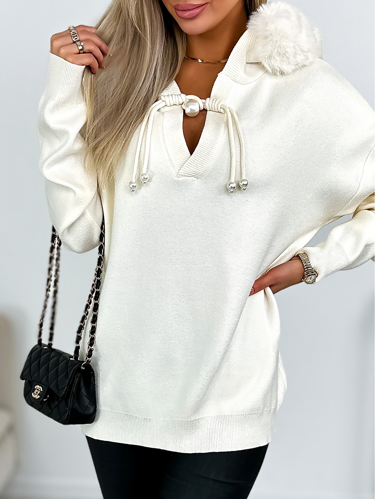 Sweter Camoni Two Kremowy