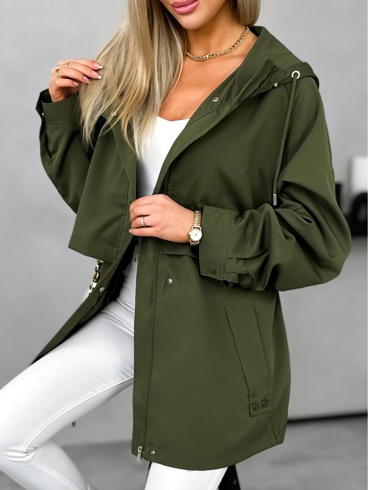 Kurtka Delari Khaki BIG SIZE