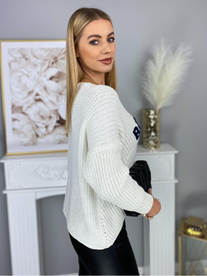Sweter Boheme Biały