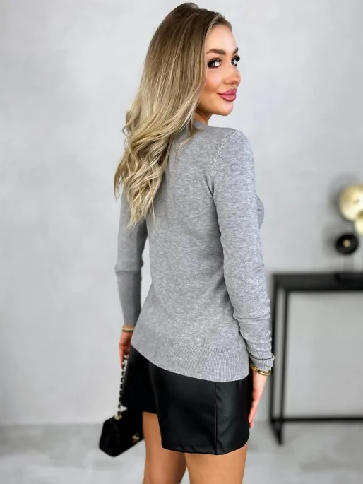 Sweter Natella Szary