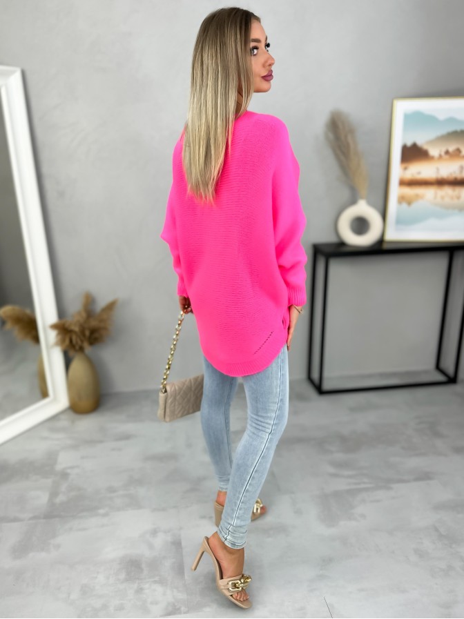 Sweter Malahi Neon Róż
