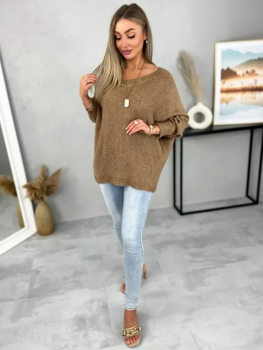 Sweter Malahi Camelowy