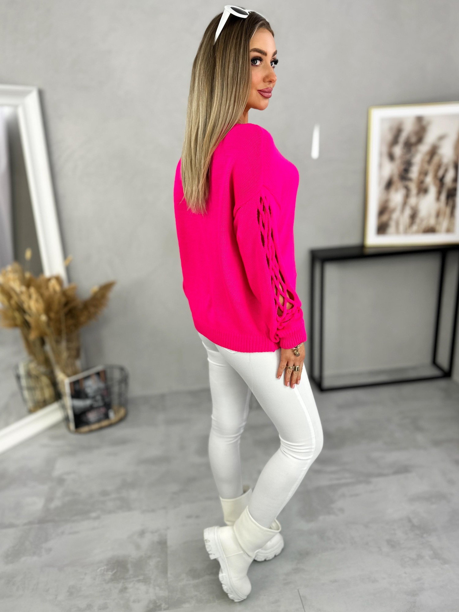 Sweter Cavo Neon Róż