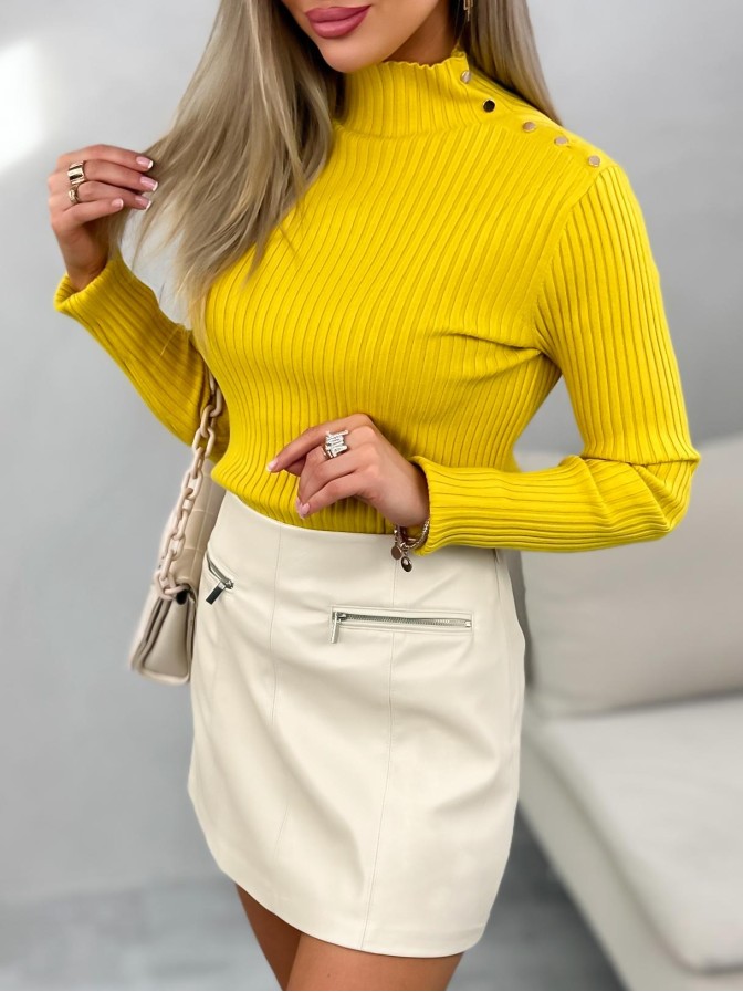 Sweter Stinol Ciemno-Żółty