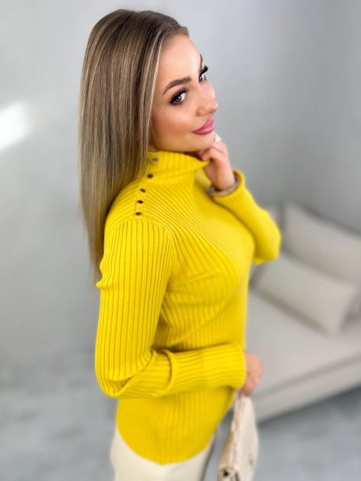 Sweter Stinol Ciemno-Żółty