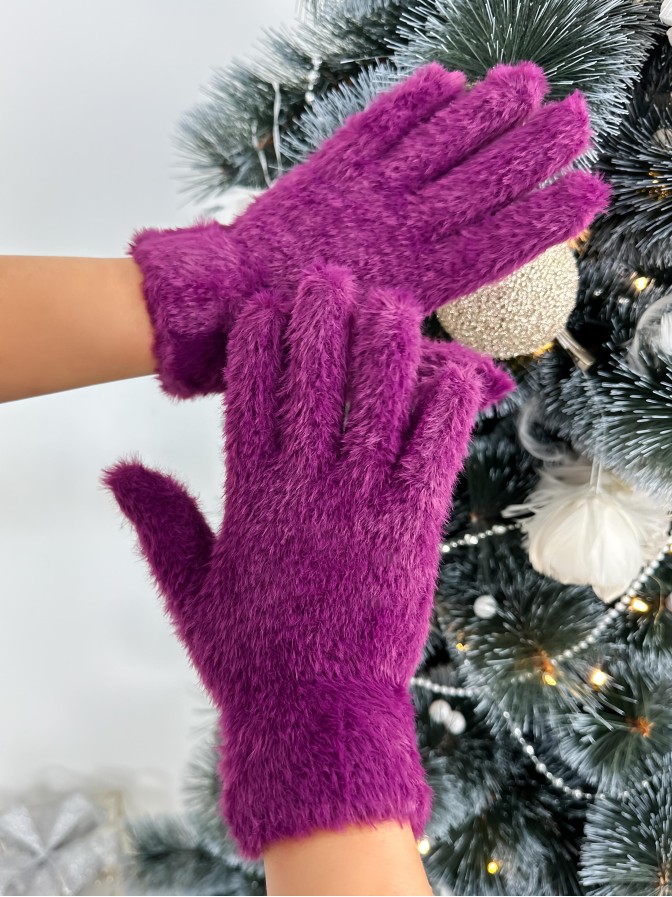 Rękawiczki Allico Purpurowe