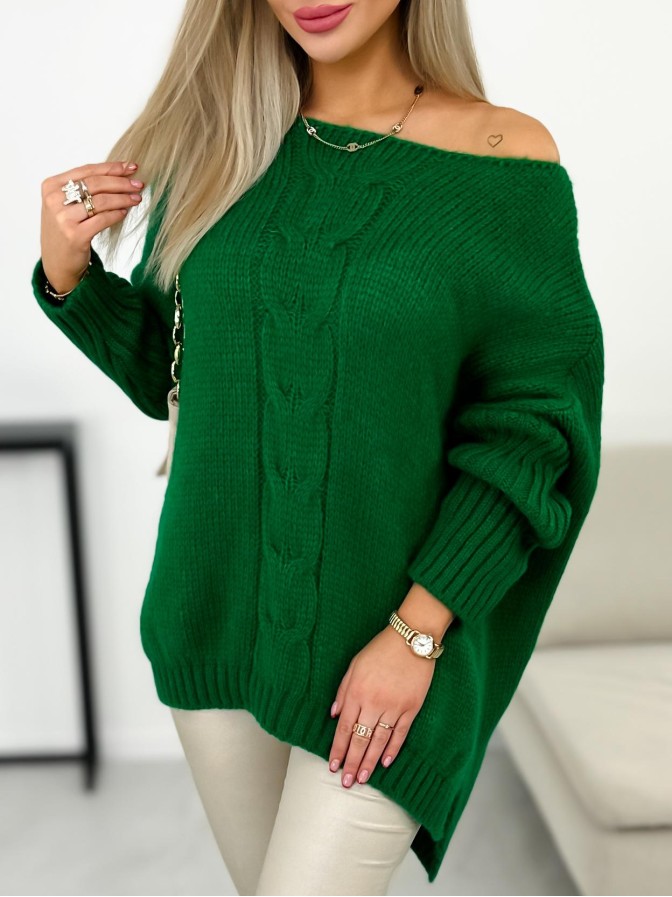 Sweter Ligo Zielony