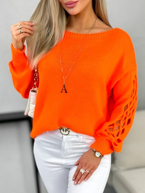 Sweter Cavo Neon Pomarańcz