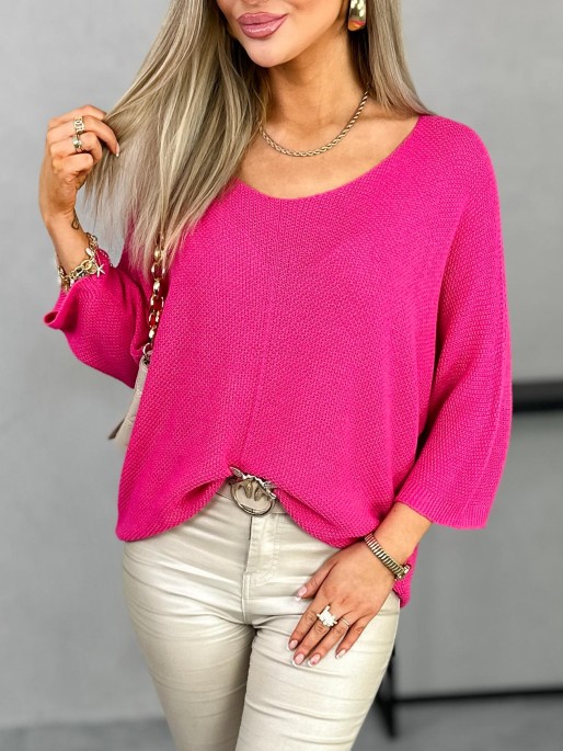 Sweter Luxia Różowy