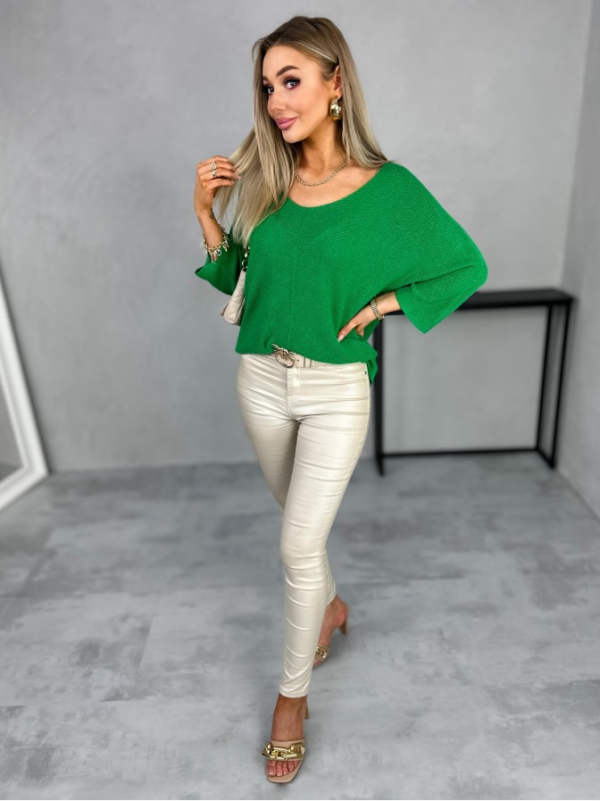 Sweter Luxia Zielony