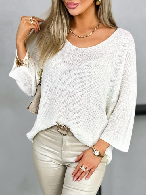 Sweter Luxia Biały