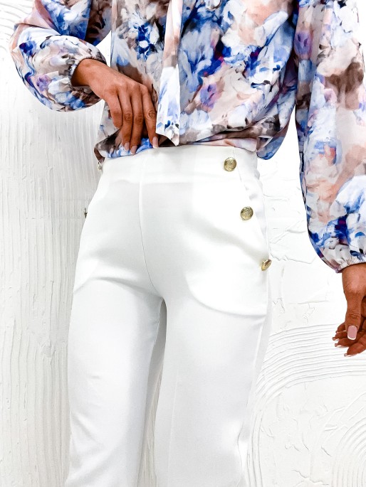 Spodnie Nusio Białe