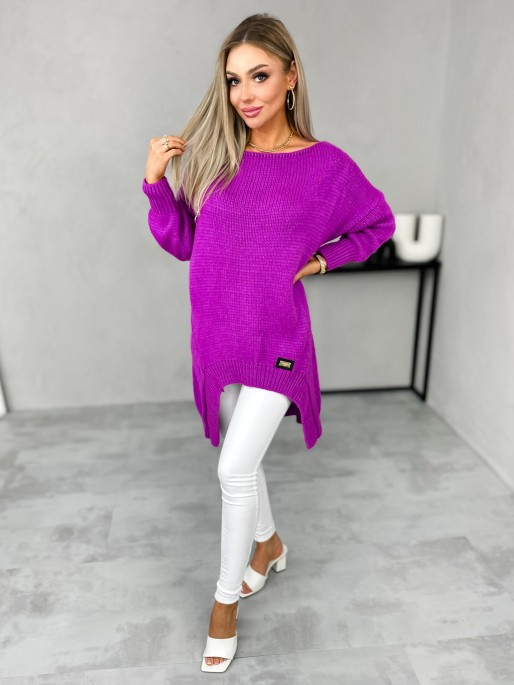 Sweter Alterro Purpurowy