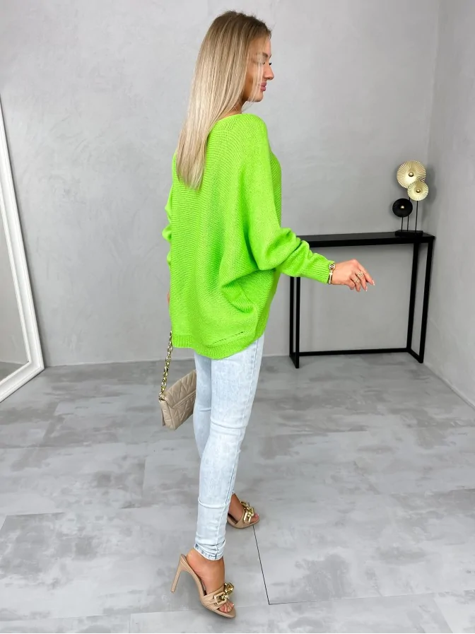 Sweter Malahi Neon Zielony